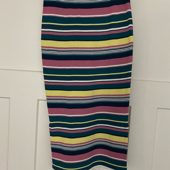 NWT Anthropologie Maeve Iana Striped Midi Skirt Size Medium - Picture 5 of 5